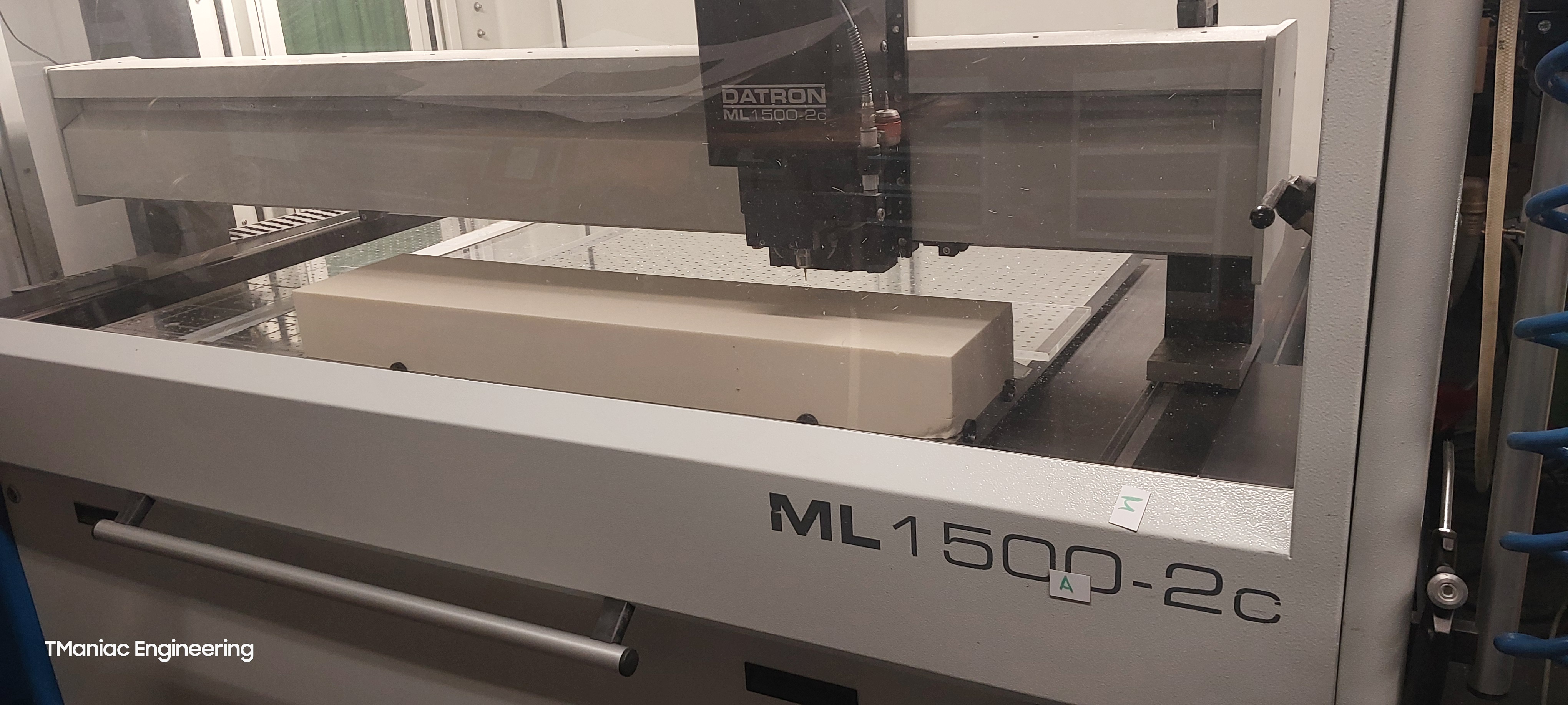 Rohmaterial in der Maschine