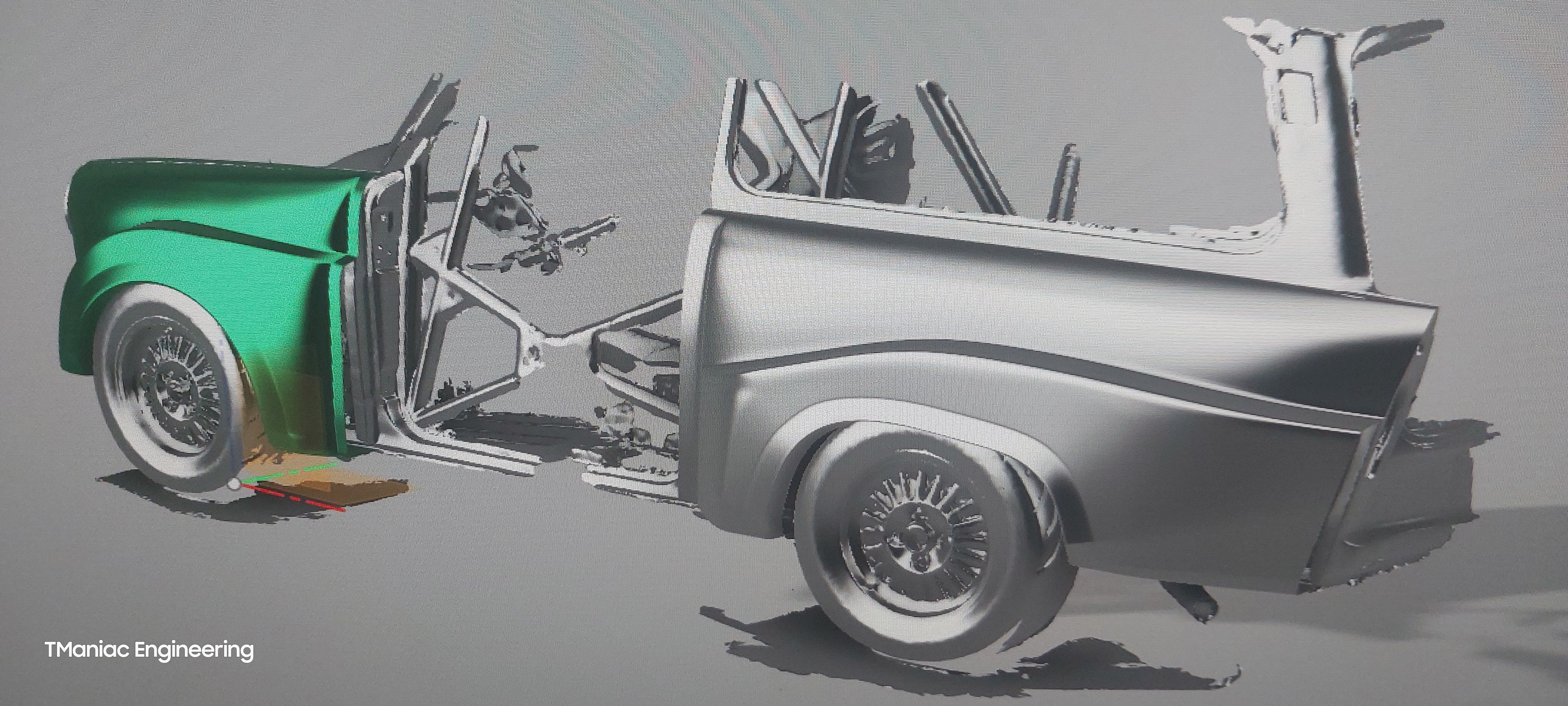 Das Design der neuen Kotflügel